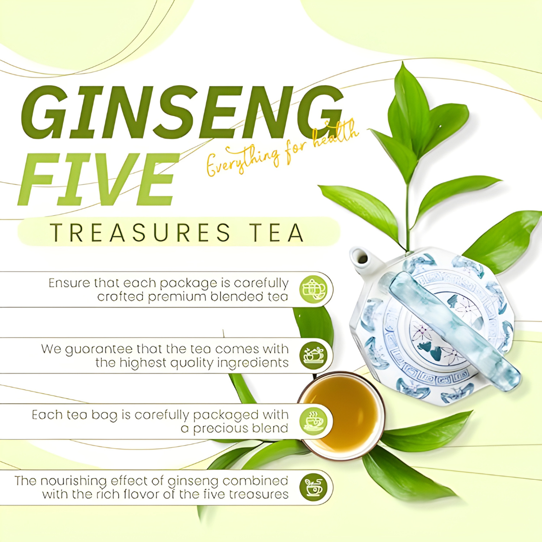 Ginseng Five Treasure Tea